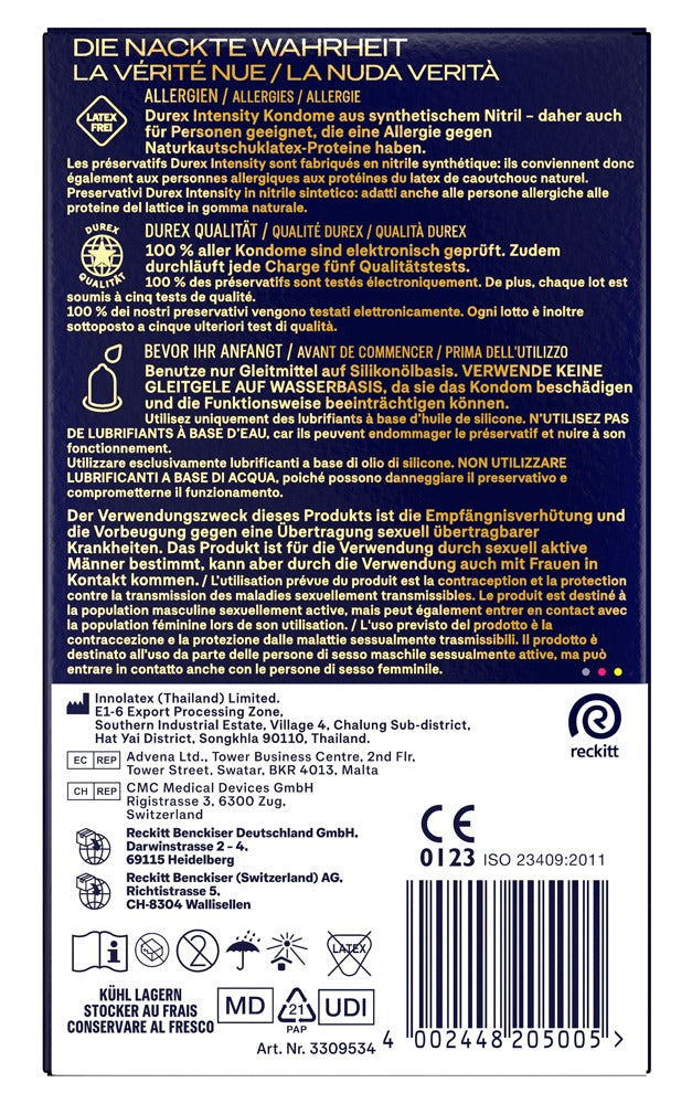 Durex Intensity latexfrei XXL