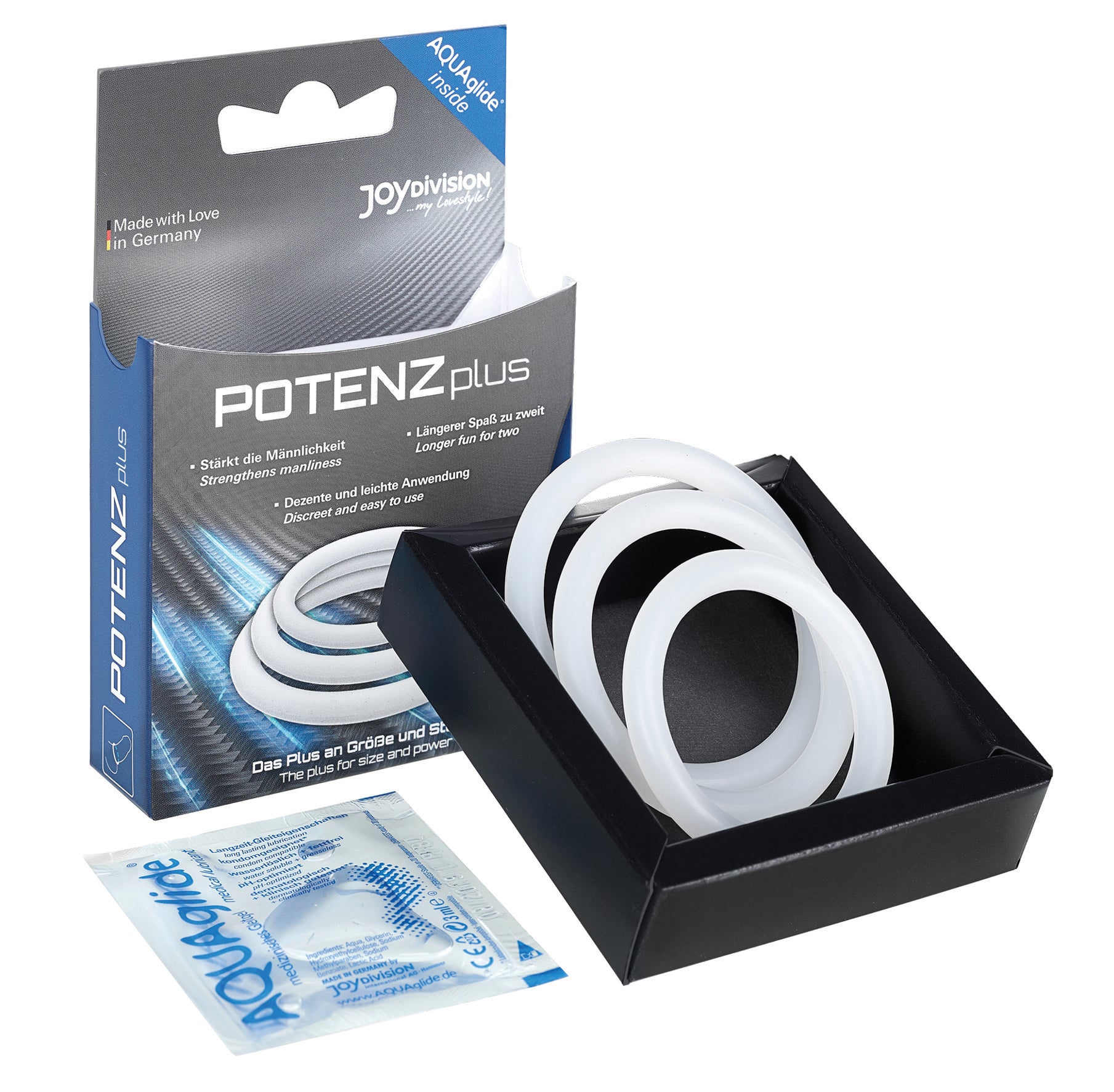 Joydivision PotenzPlus Penisring 3er-Set Condomeria Joydivision PotenzPlus Penisring 3er-Set Condomeria