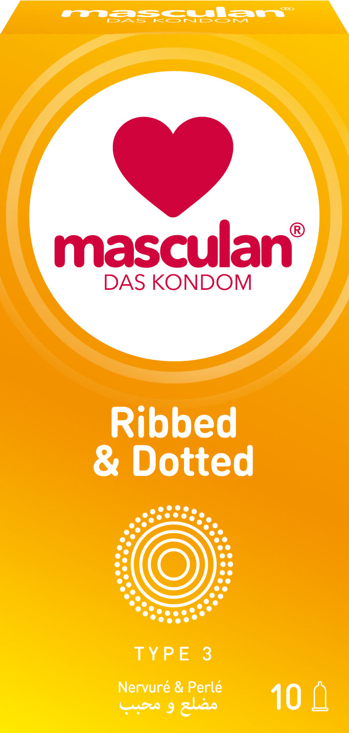 Masculan Ribbed & Dotted