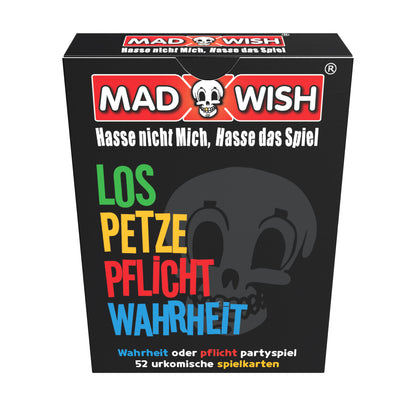 Mad Wish Wahrheit oder Pflicht Spielkarten
