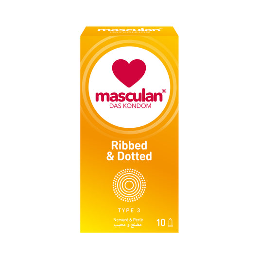 Masculan Ribbed & Dotted
