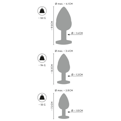 ANOS Metal Butt Plug Set