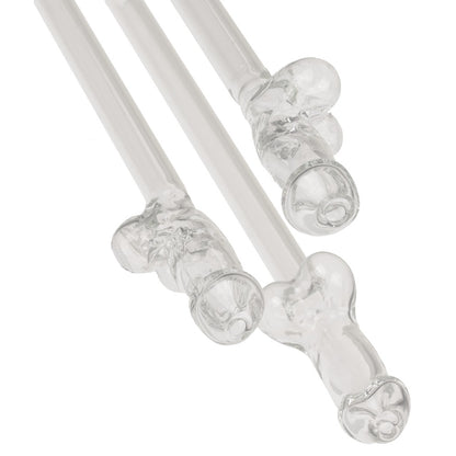 Glas Penis-Trinkhalm