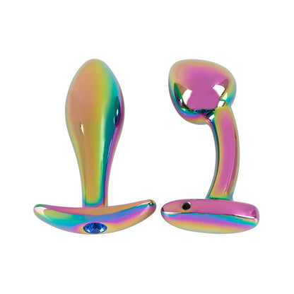 ANOS Metal Butt Plug Set Rainbow