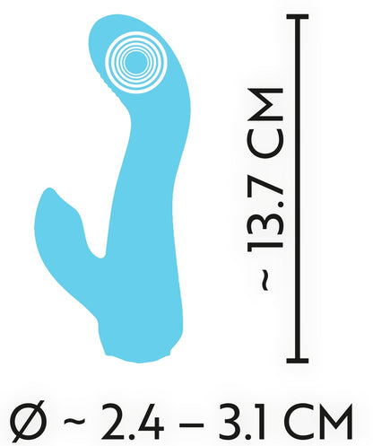 Cuties Mini Vibrator "Rabbit" blau