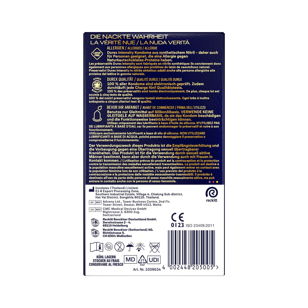 Durex Intensity latexfrei XXL