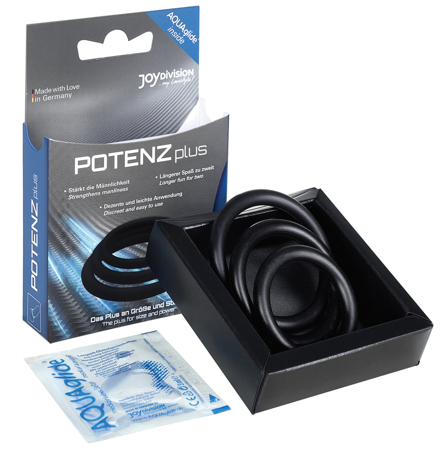 Joydivision PotenzPlus Penisring 3er-Set Condomeria Joydivision PotenzPlus Penisring 3er-Set Condomeria