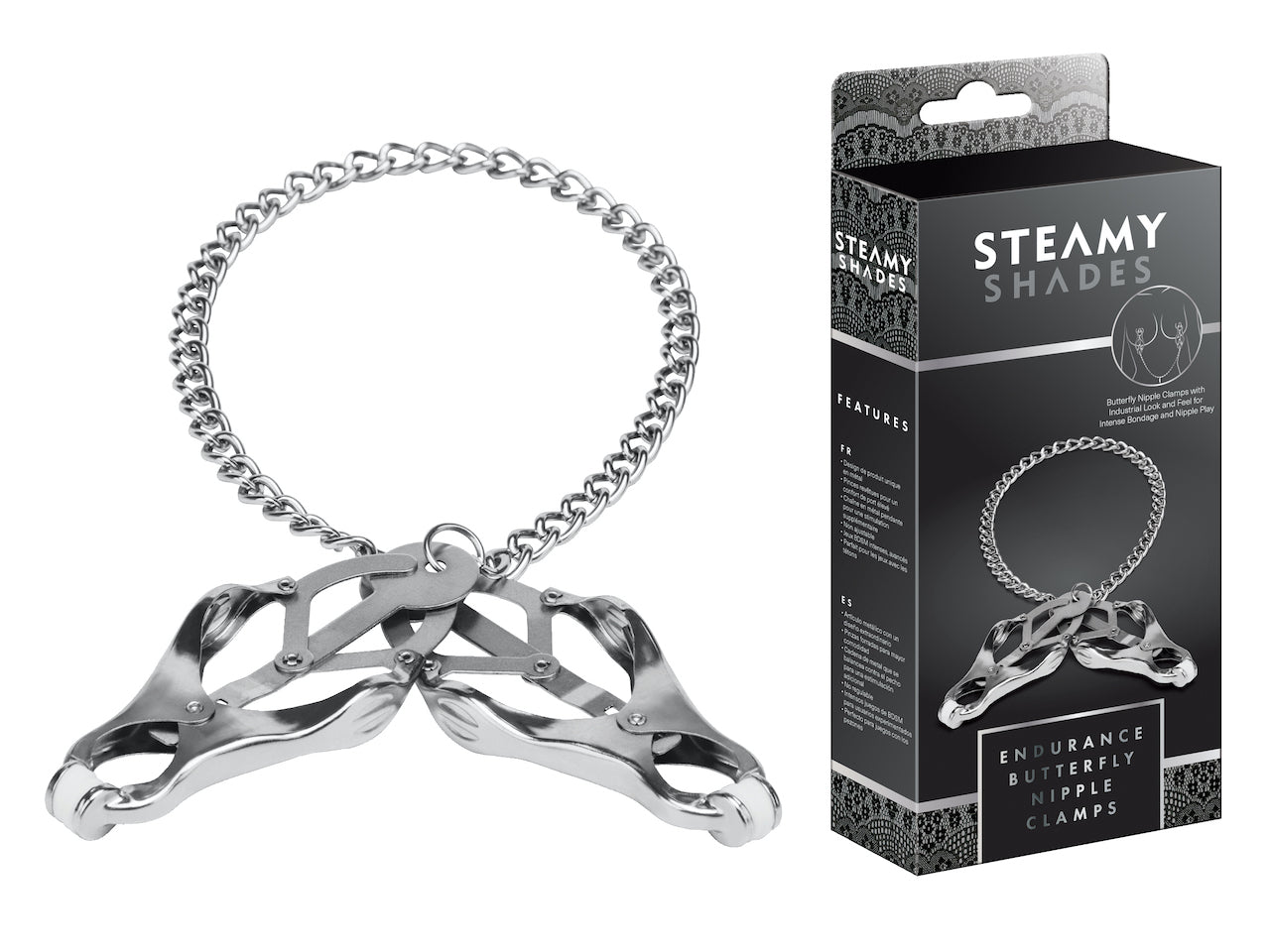 SteamyShades Endurance Butterfly Nipple Clamps