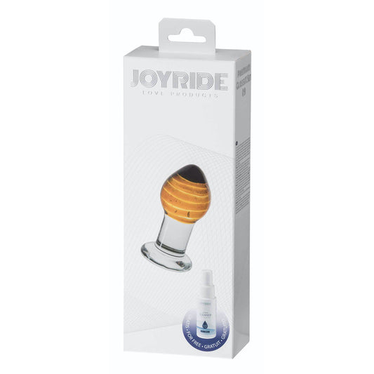 Joyride Glass Analplug Weiss/Orange 09