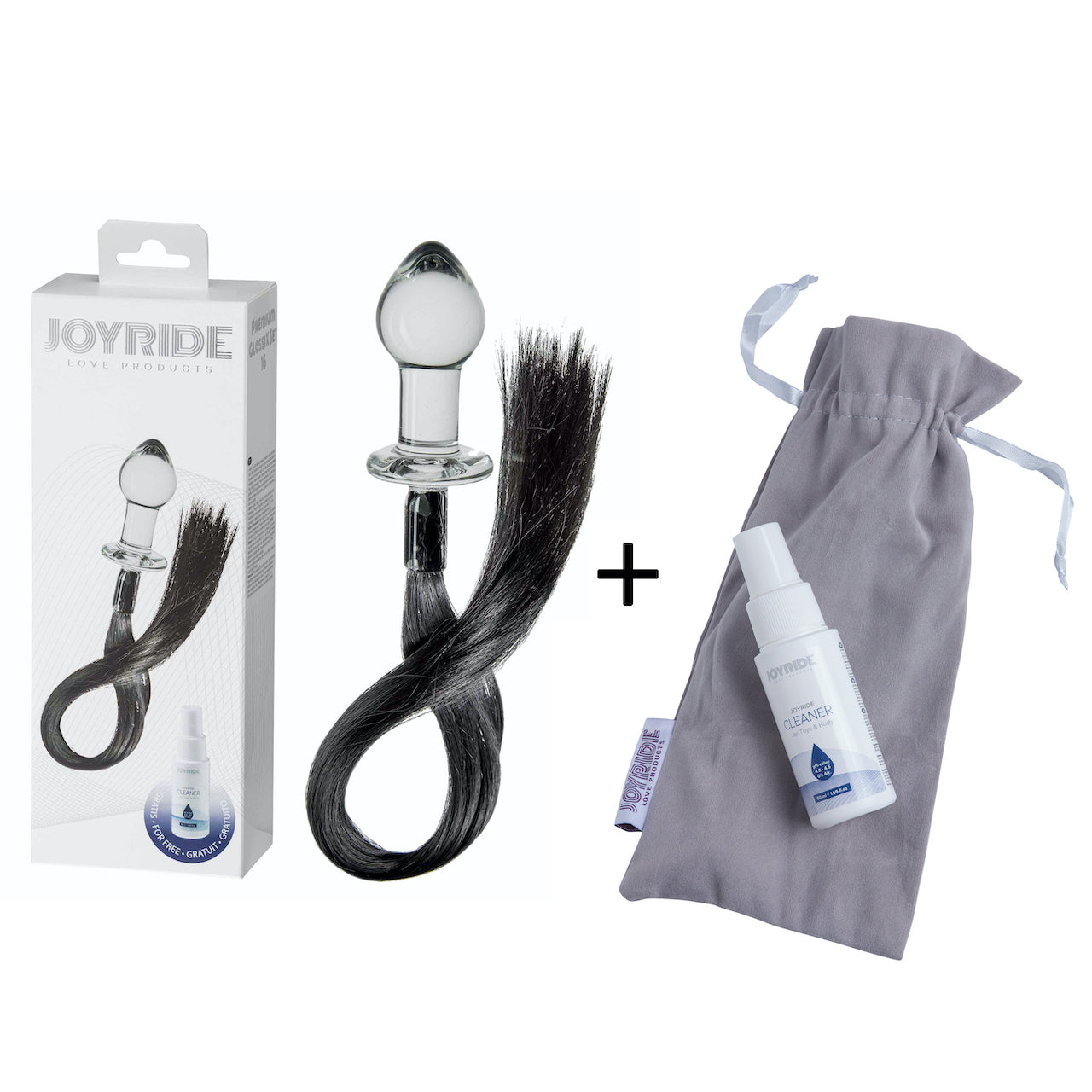 Joyride Glassix Analplug Pferdeschwanz