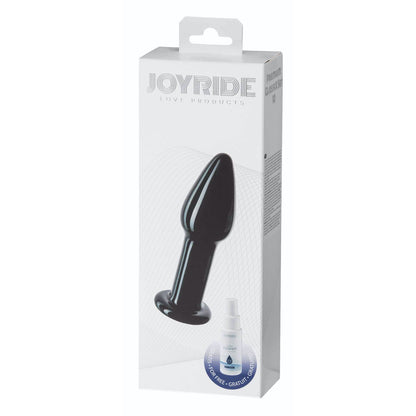 Joyride Glass Analplug Dunkel 10