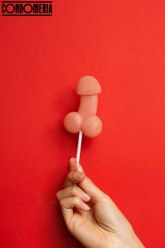 Erdbeer Penis Lollipop