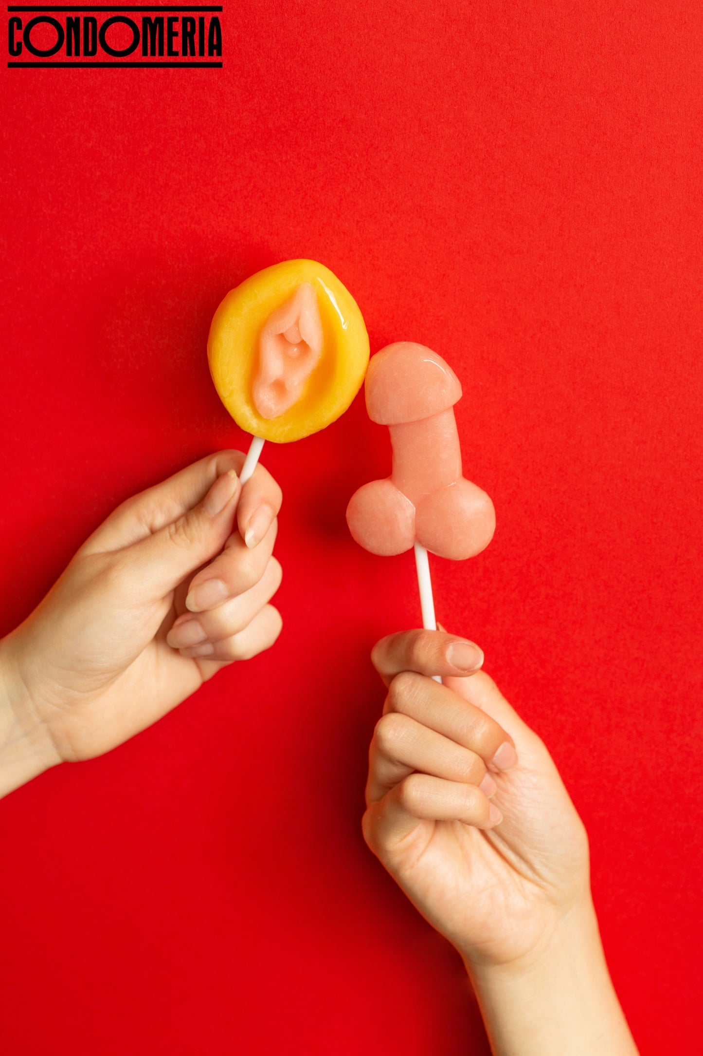 Erdbeer Penis Lollipop