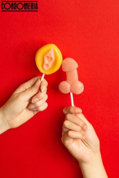 Erdbeer Penis Lollipop