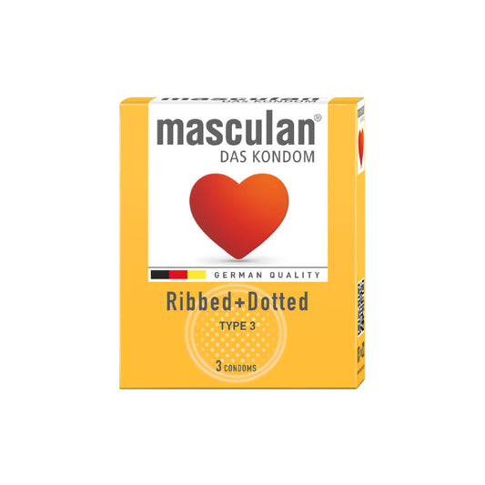 Masculan Ribbed & Dotted