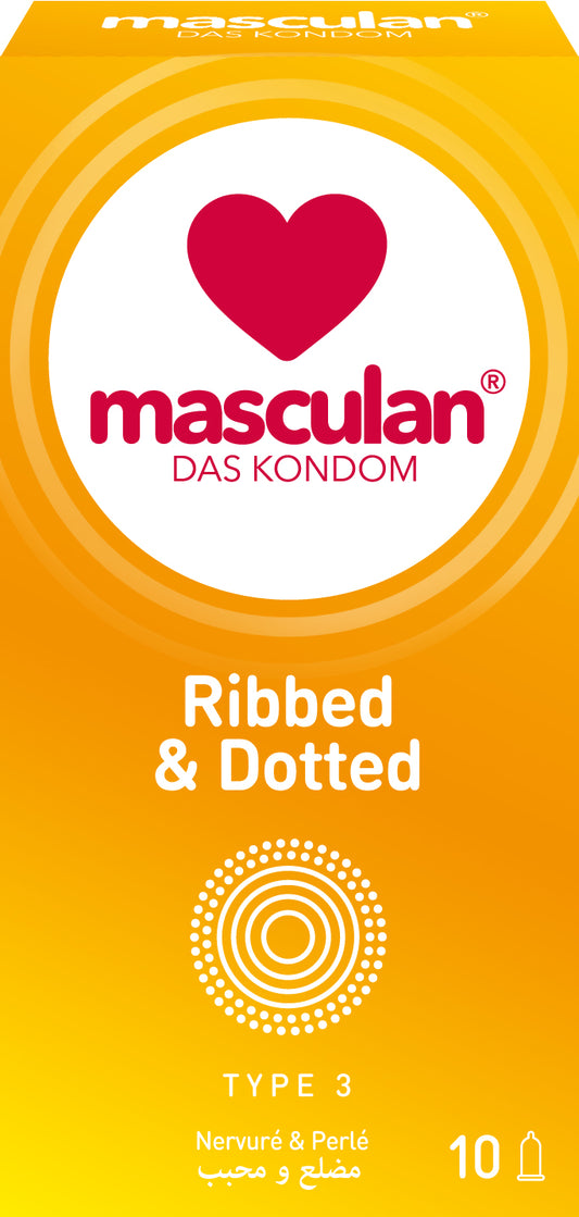 Masculan Ribbed & Dotted