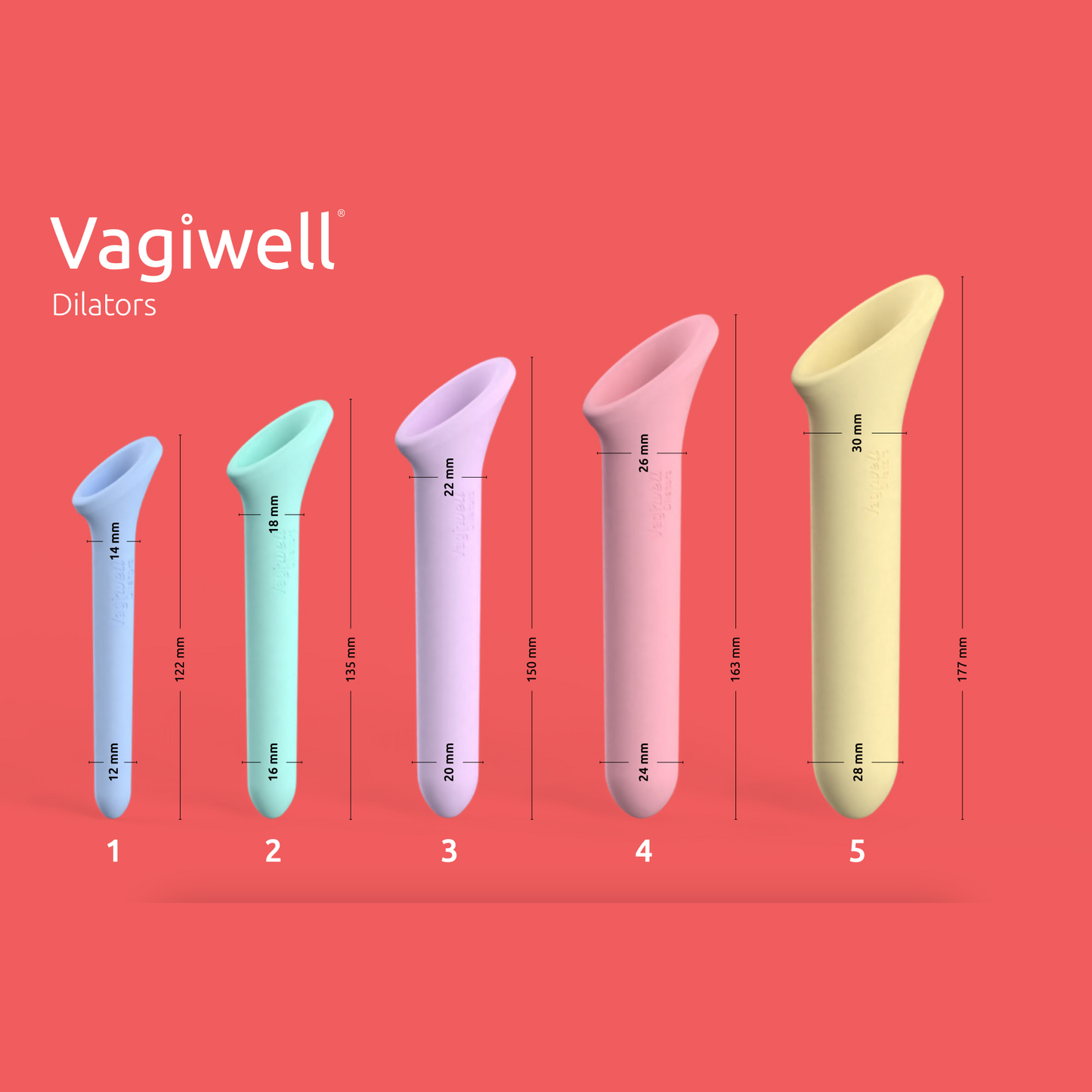 Vagiwell Vaginal Dialator-Sets